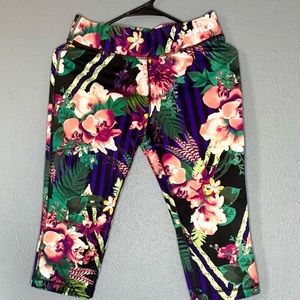 Tropical Print Leggings